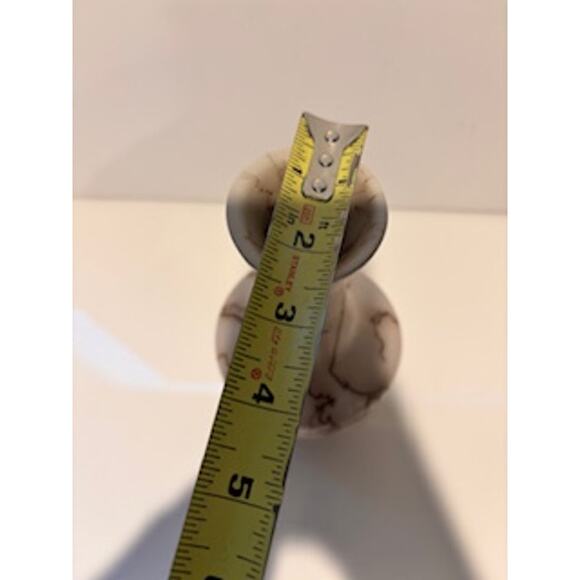 Mesa Verde Pottery Vase Horsehair Raku Native American Art Cream Brown - Picture 8 of 12